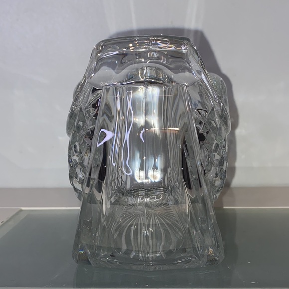 1980s Vintage 24% Lead Crystal Sleigh Candy Dish Bowl - Picture 2 of 9